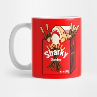 Sharky Chocolate Biscuits Mug
